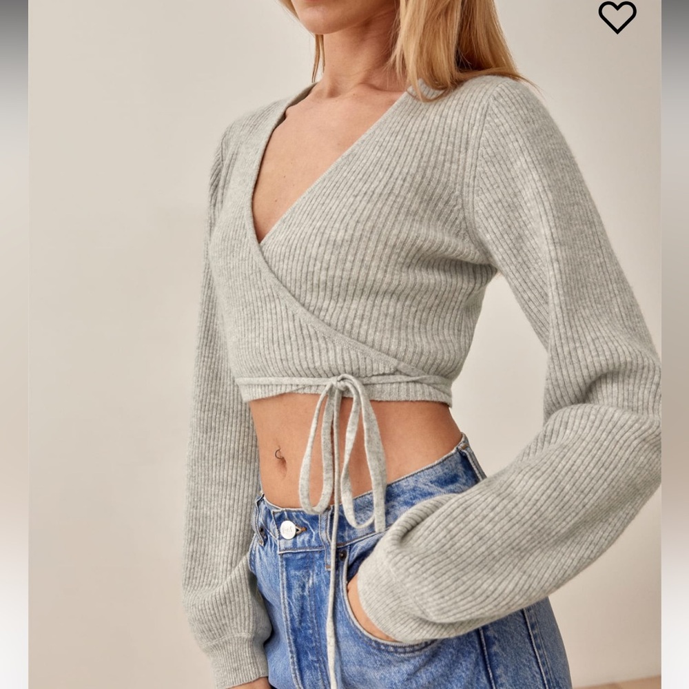 Reformation Remus Cashmere Wrap Sweater